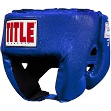 TITLE Boxing Classic USA Boxing Competition Open Face Headgear - Approved for Sparring & Competition; Protects Face & Chin