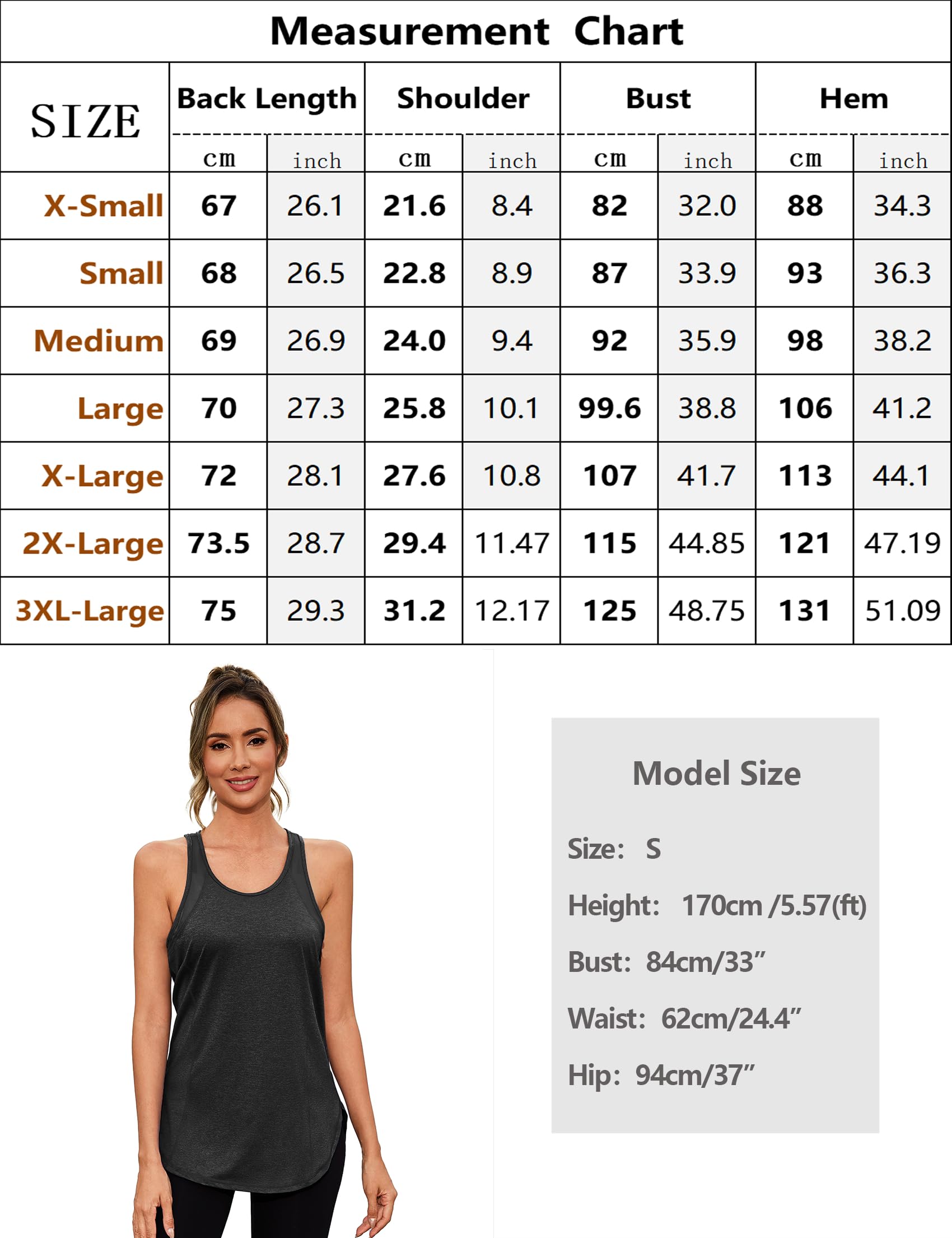 Gyabnw Camiseta Tirantes Mujer Deportiva Sin Mangas Ligera y Transpirable Tops Camisetas Atléticas Mujer Cómoda para Entrenamiento y Ejercicio