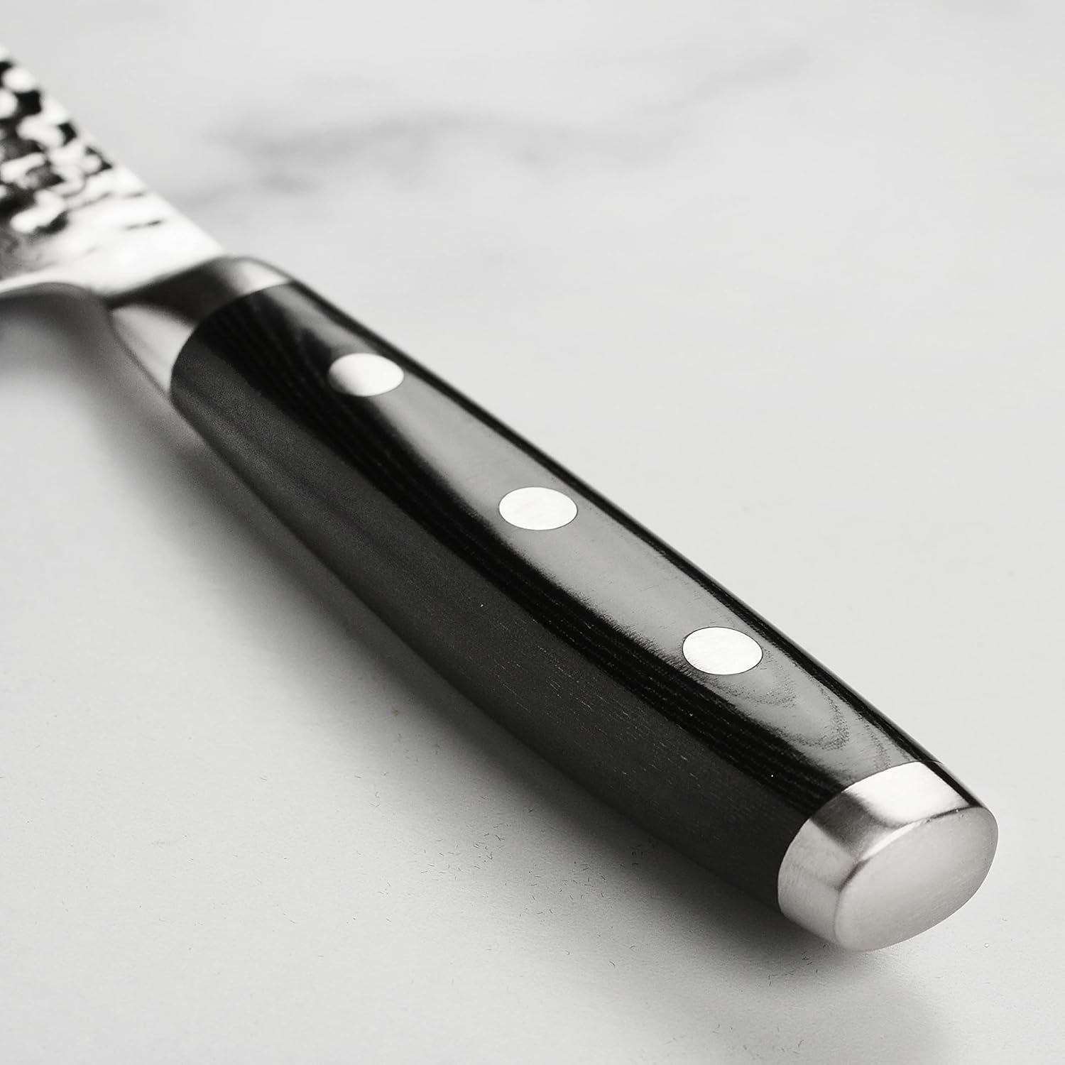 Enso HD 6" Sandwich Knife - Made in Japan - VG10 Hammered Damascus Stainless Steel Serrated Utility Knife