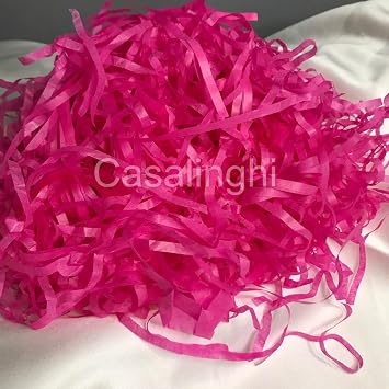 Fu ya K rp k Pel r Ka t K rp nt s  Dark Pink Hediye Kutusu Dolgu Malzemesi Ambalaj Ka d  S sleme - 50 gram