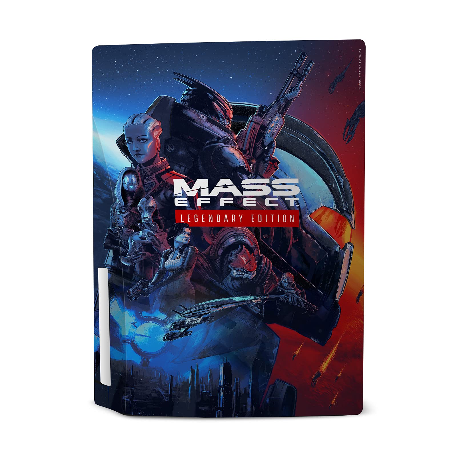 Head Case Designs Oficjalnie Licencjonowany EA Bioware Mass Effect Key Art Legendarna grafika Skora Winylowa Naklejka Kompatybilny z Sony PlayStation 5 PS5 Disc Edition Console & DualSense Controller