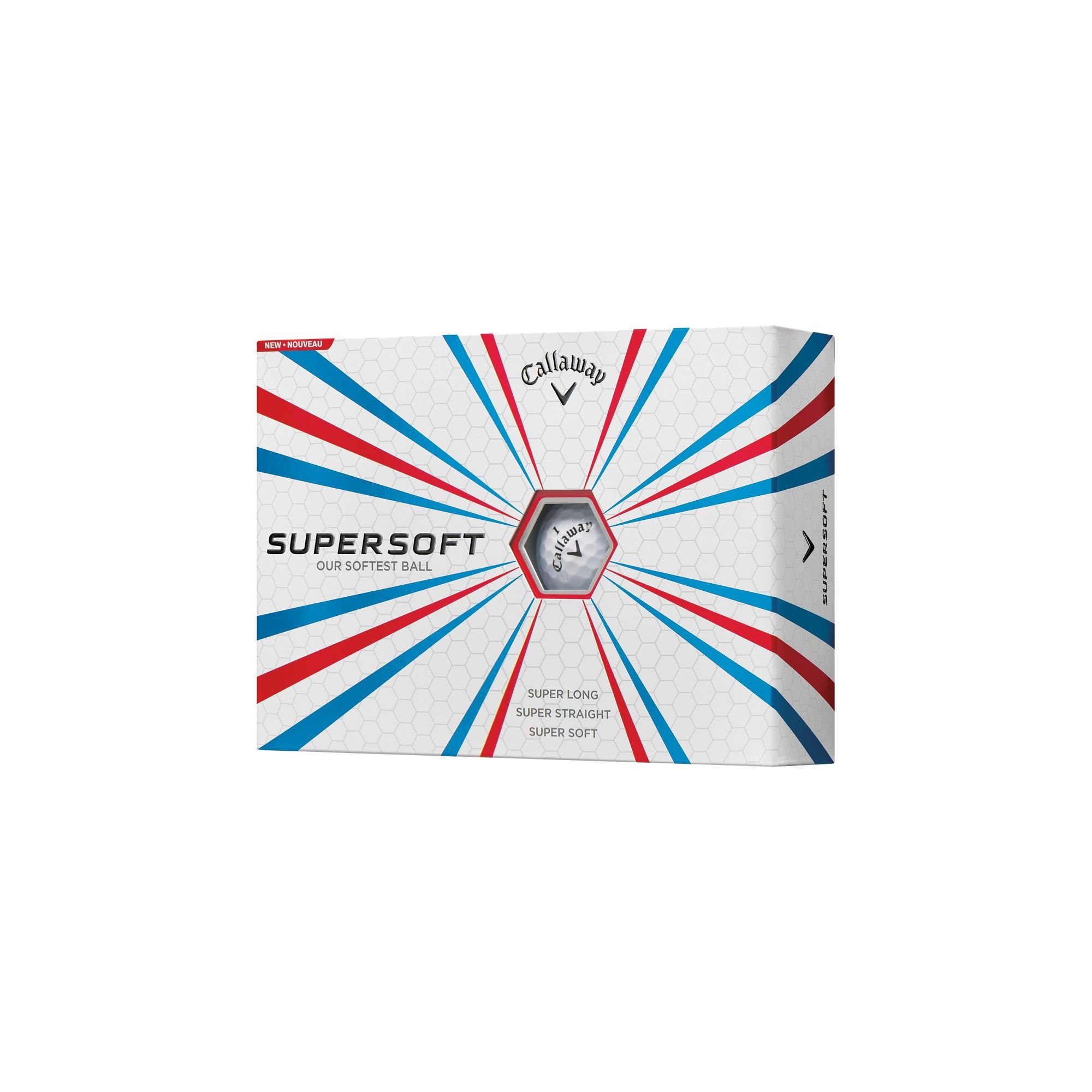 Callaway Supersoft PK14 Golf Balls, Pack of 12 (White)