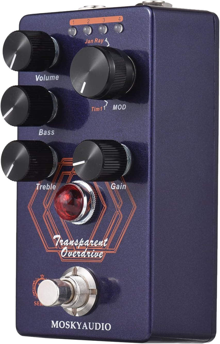 JINGFENG Overdrive Guitar Effect Pedal 4 Mode Switch