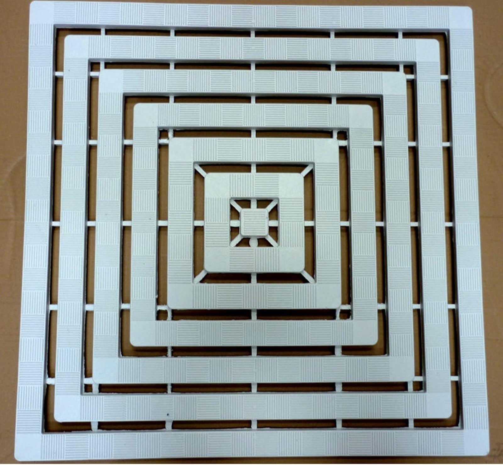 1PEZZO PEDANA DOCCIA IN PLASTICA 60X60 CM