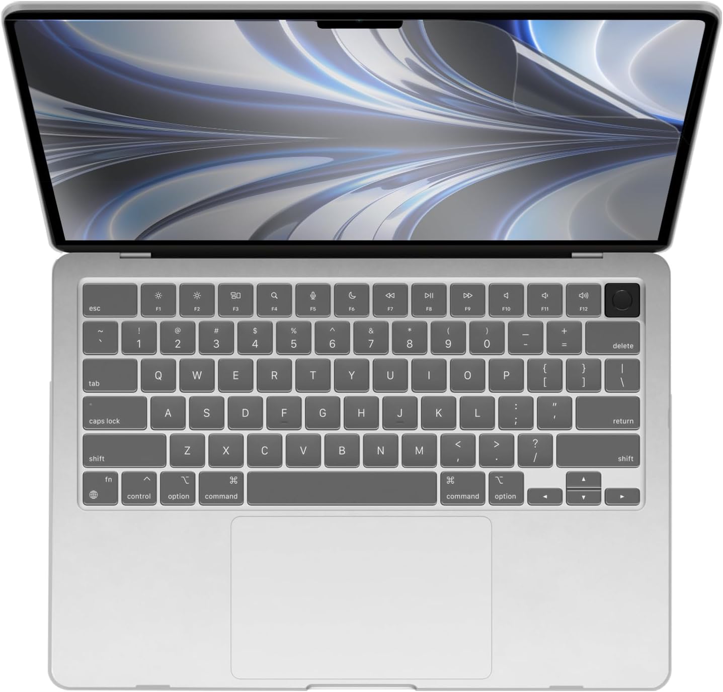 IBENZER Compatible with MacBook air 13 inch Case 2026 2025 2024 2023 2022 M4 A3240 M3 A3113 M2 A2681, HardShellCase w/KeyboardCover ScreenFilm Type-C for Mac air 13.6", Map, KK-MAP+2TC