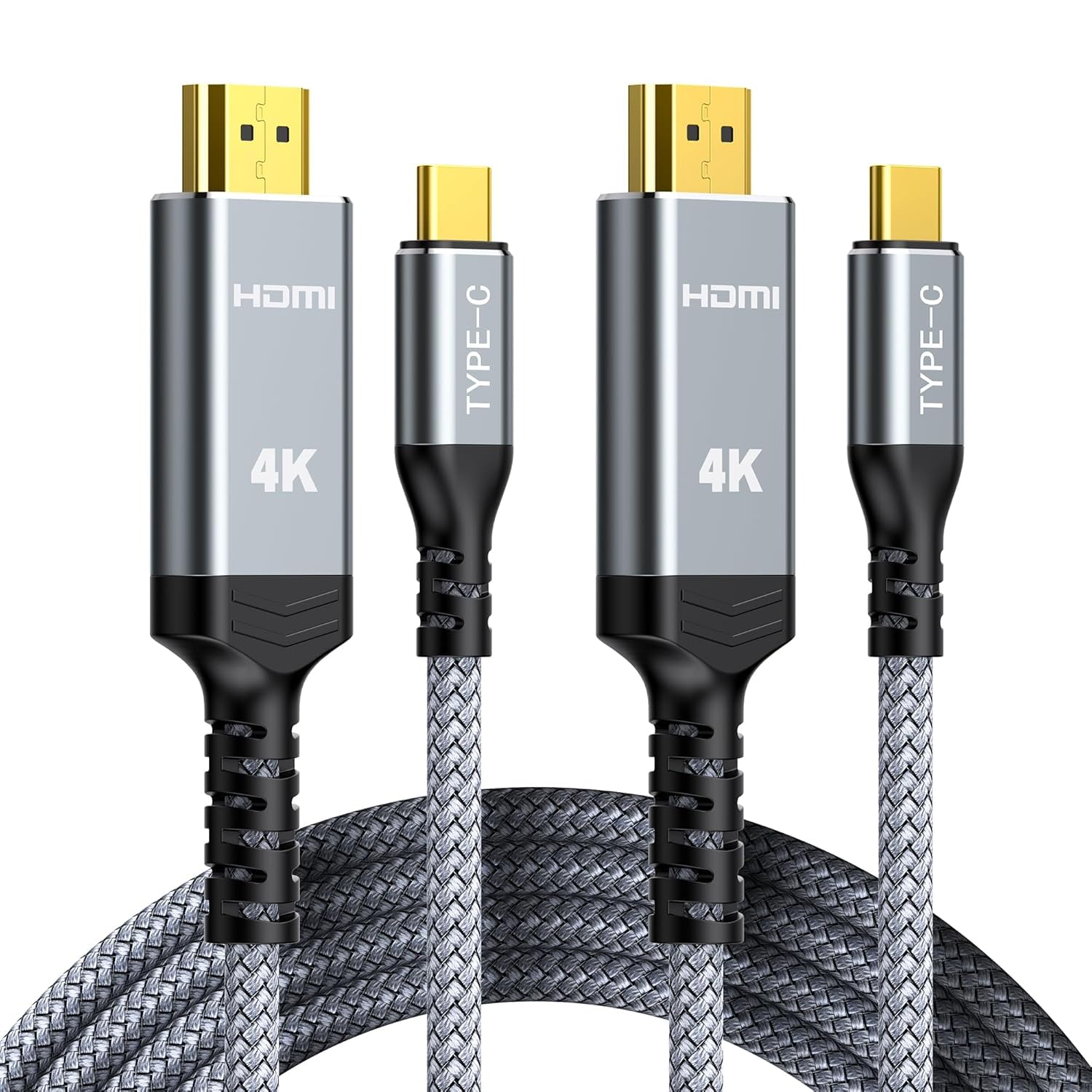 Highwings USB C to HDMI Cable 1.8m 4K@60Hz, UHD Thunderbolt 3/4 to HDMI Cable[Anti-Interference][Gold-Plated] Compatible for iPhone 16/15 Pro, for MacBook Pro/Air, for Surface, for XPS, for Galaxy etc — view 11