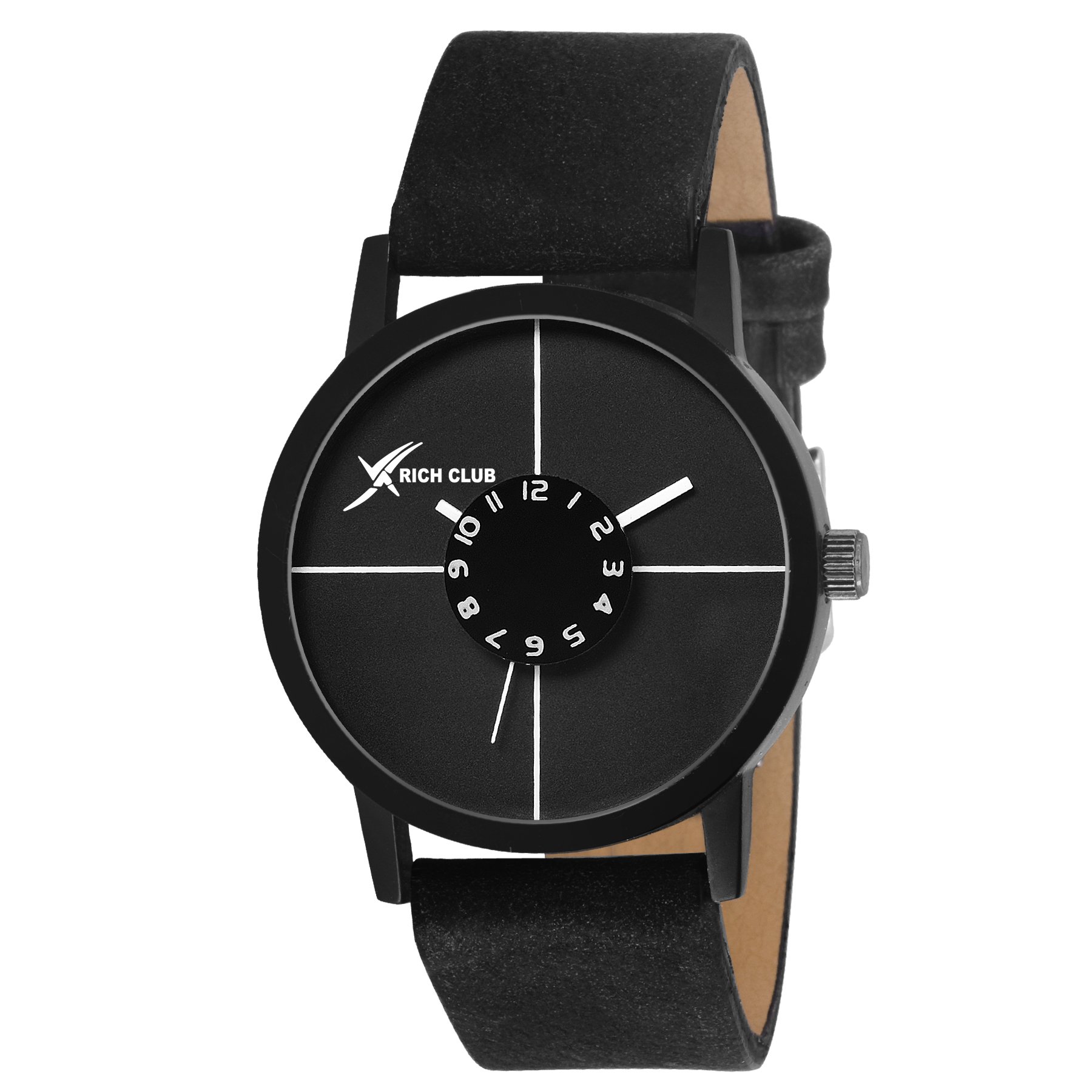 Rich Club RC-5743 Classy Black Coloured Analogue Watch - for Men and Boys (B077T9C3FP) Amazon Price History, Amazon Price Tracker