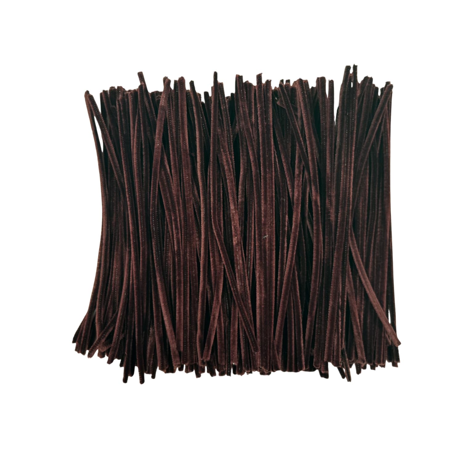Pack of 250 Brown Coloured Pipe Cleaners 30cm x 6mm Craft Chenille Stems