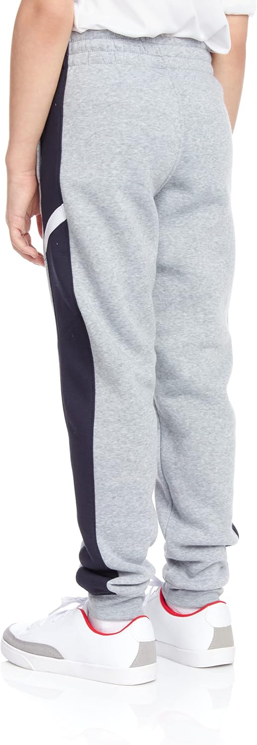 RBX Boys' Active Sweatpants - 2 Pack Performance Fleece Basic Jogger Track Pants - Athletic Pants for Boys (4-16), Size 18-20, Grey Heather/Navy - Image 4