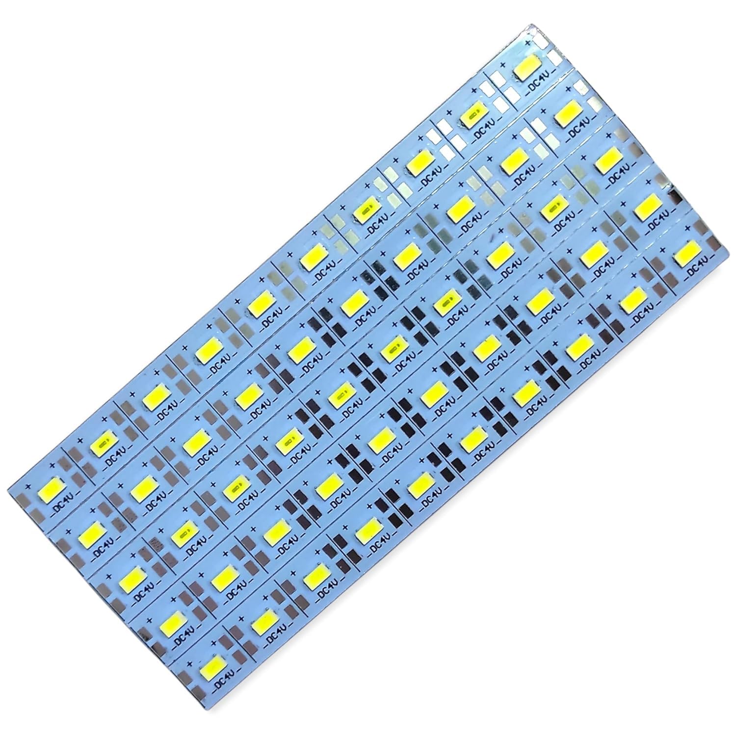 4v led Strip| White| Bright| 50 LED| Aluminum Strip| Light| Bulbs| (10x5) Plate-image-16