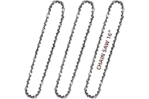 3-Pack 16-Inch Chainsaw Chain for Ryobi and Other Brands