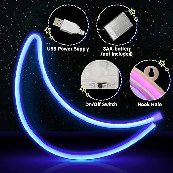 Amazon.co.jp: ネオンサイン LEDネオンライトサイン 6個 ネオン