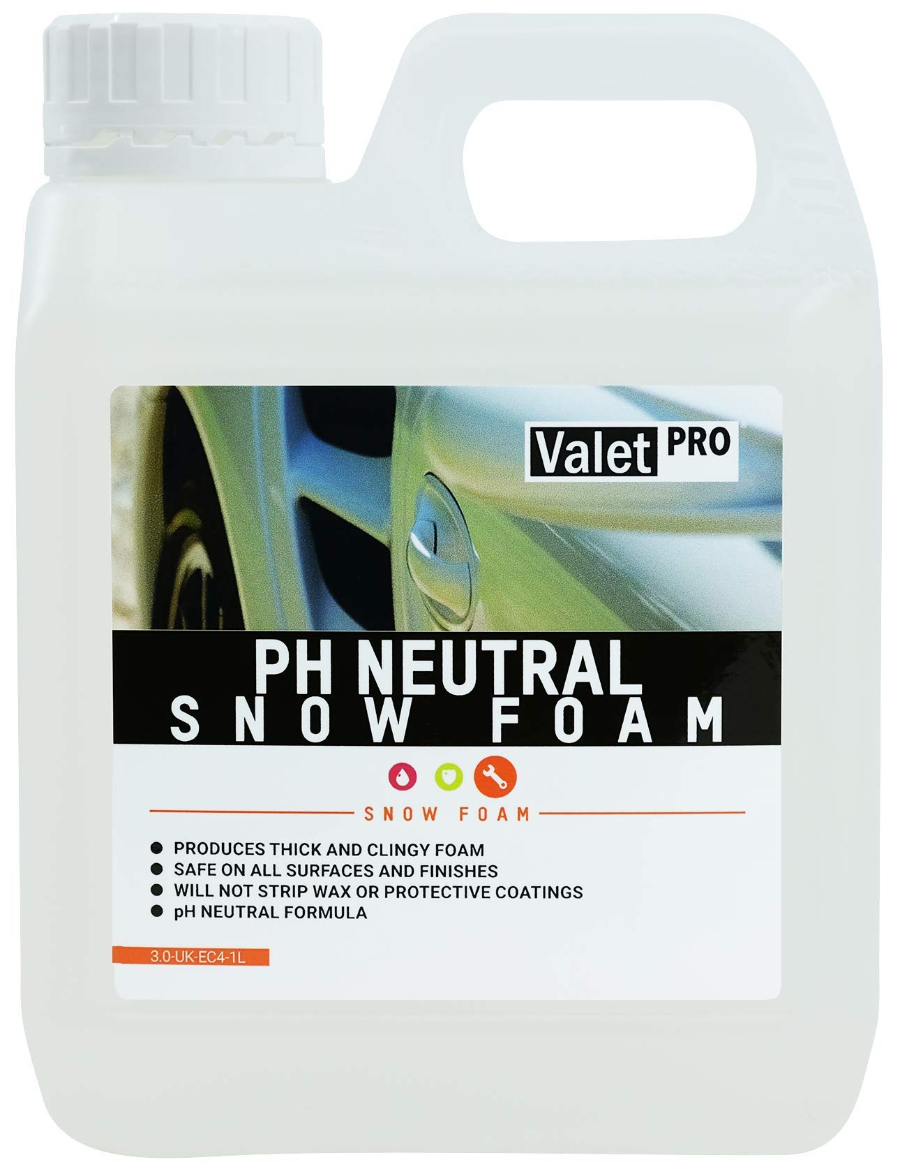 ValetPRO pH Neutral Snow Foam PreWash Cleaner, Thick and High Foaming