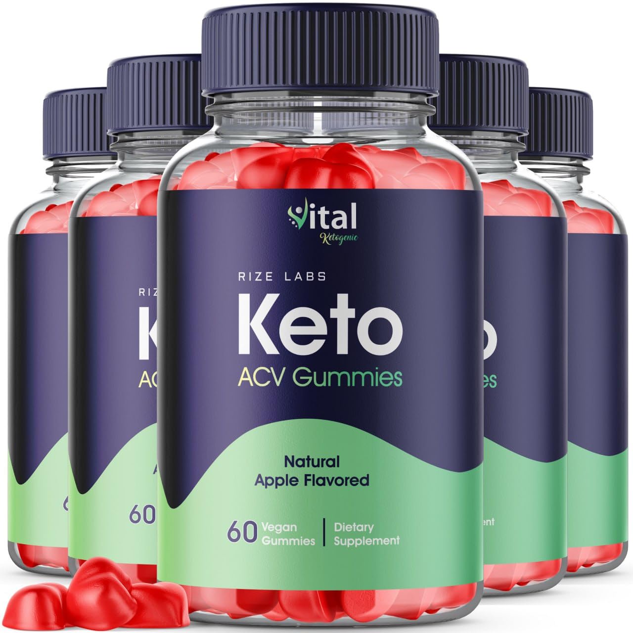 Vital Ketogenic Keto Gummies for Advanced Weight Loss - Slimming Belly Fat Diet Gummy (300 Gummies)