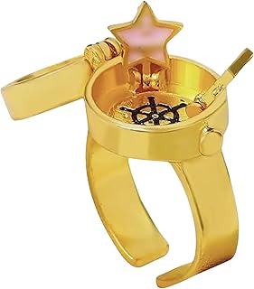 BFF Ring | Set of 2 or 3, Adjustable ring with lock, Adjustable Opening Best Friend Lock Sponge Rings Cartoon Anime for Friendship Gifts, Cool, Funny Couple, Matching Rings