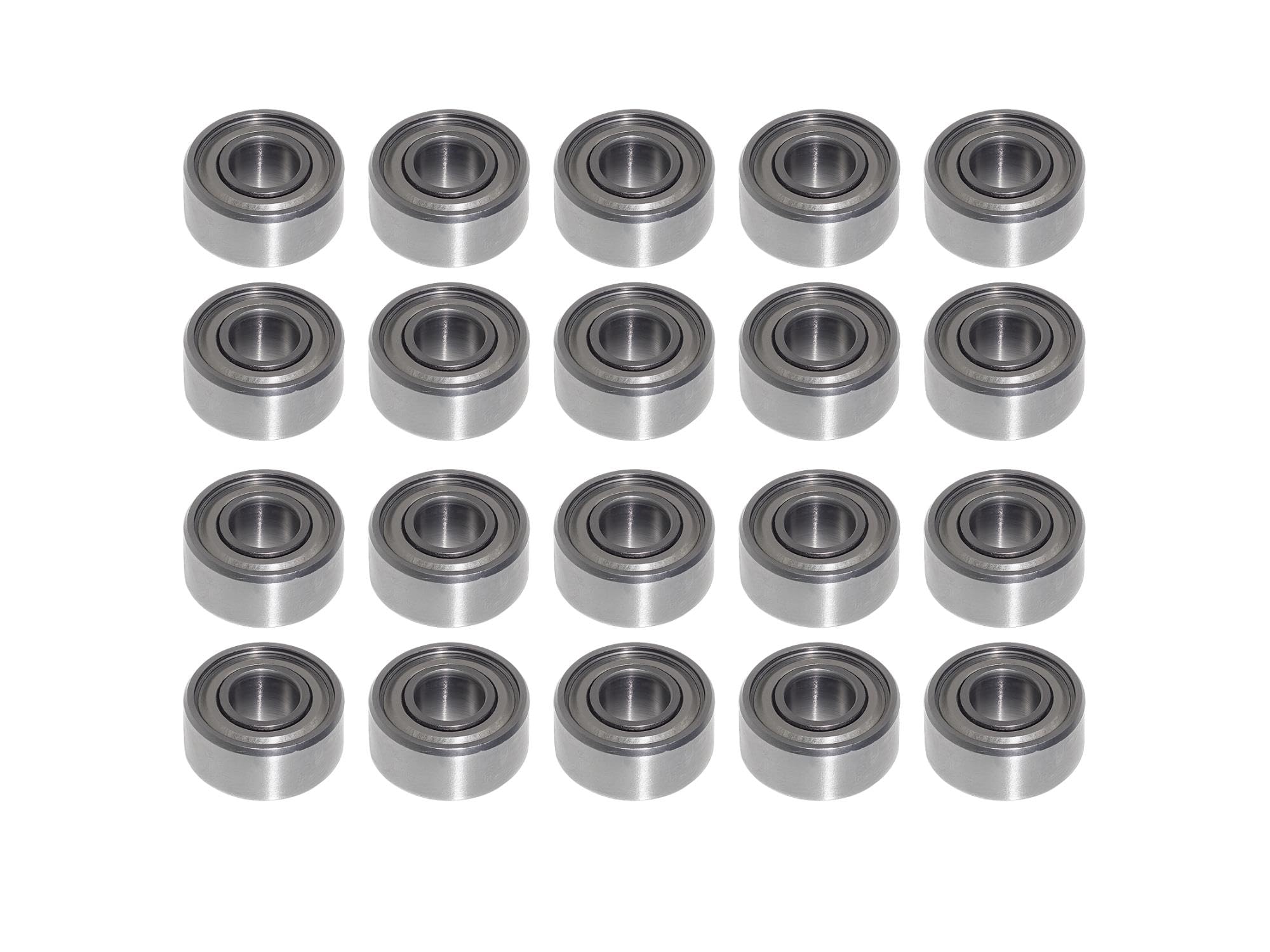 Edelstahl Kugellager SMR84 ZZ 4x8x3 mm NIRO 50 Stück - rcbay | rostfreies Rillenkugellager beidseitig gedichtet