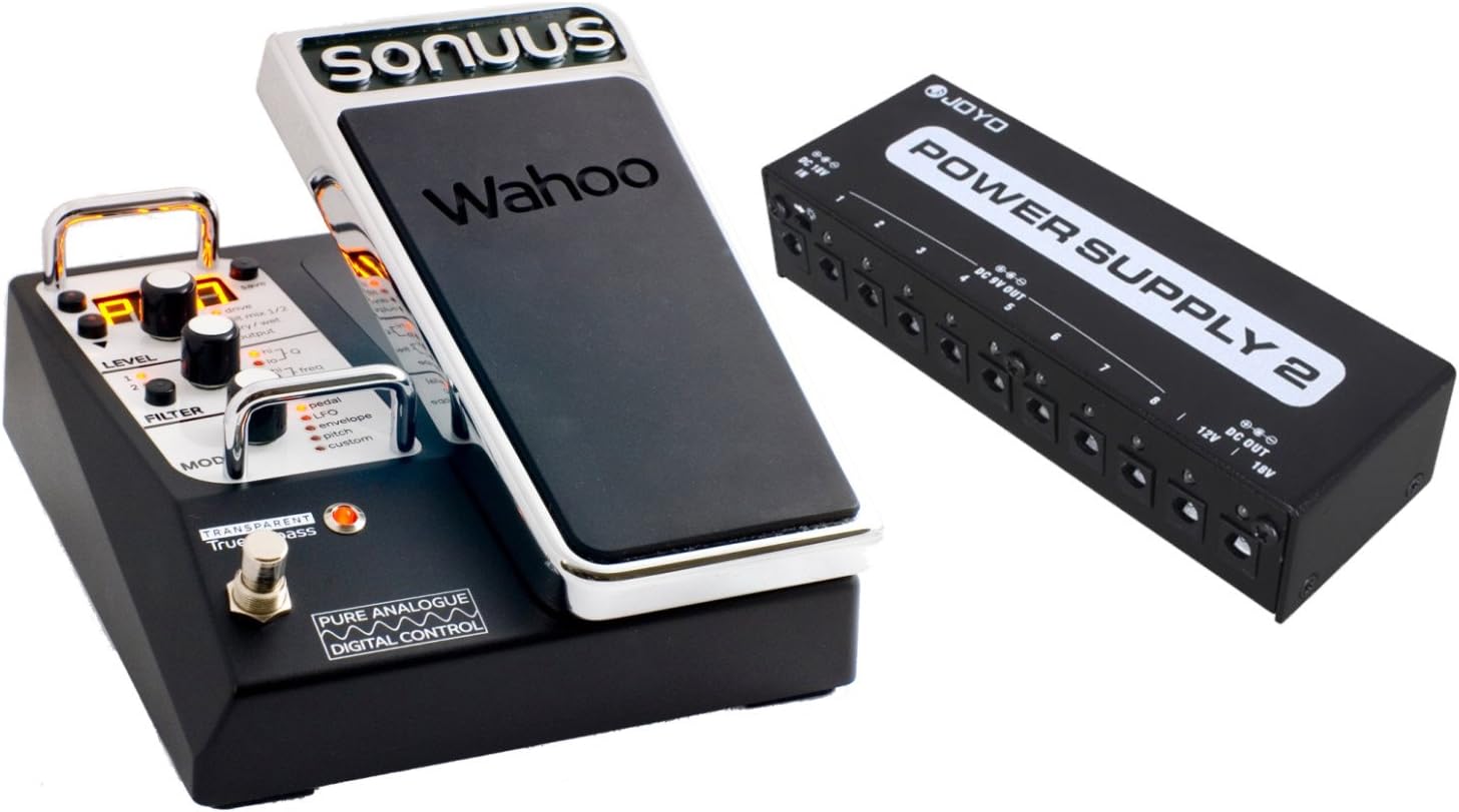 Sonuus Wahoo Wah/Filter Pedal w/Power Supply