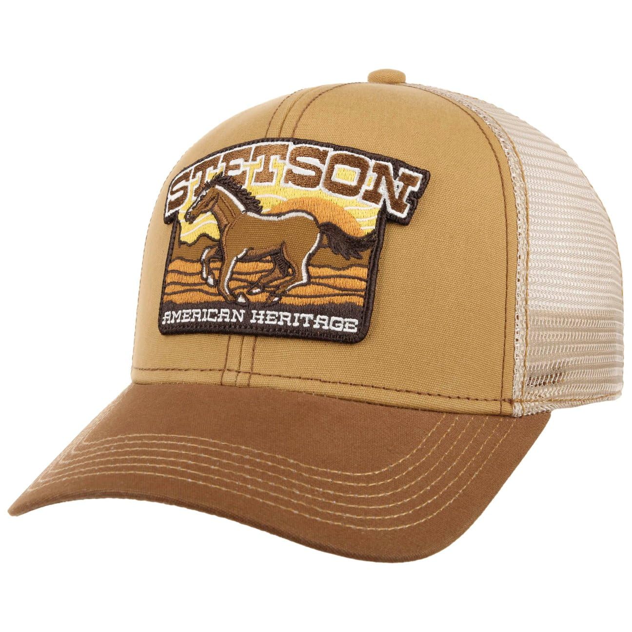 Stetson American Heritage Trucker Cap Snapback Herren Sommer Winter