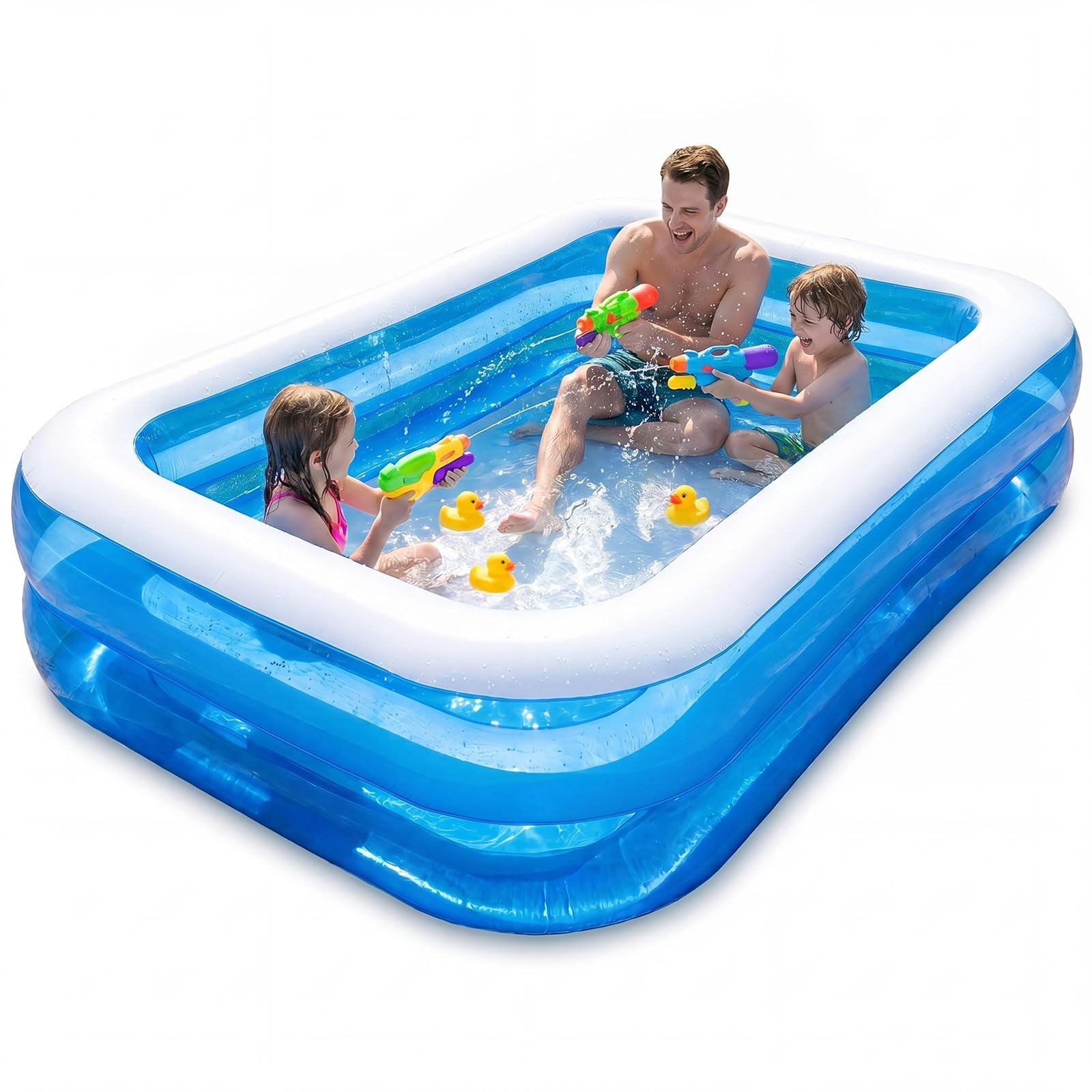 Pataugeoire gonflable de jardin ou de salon pour des moments de fraîcheur en famille