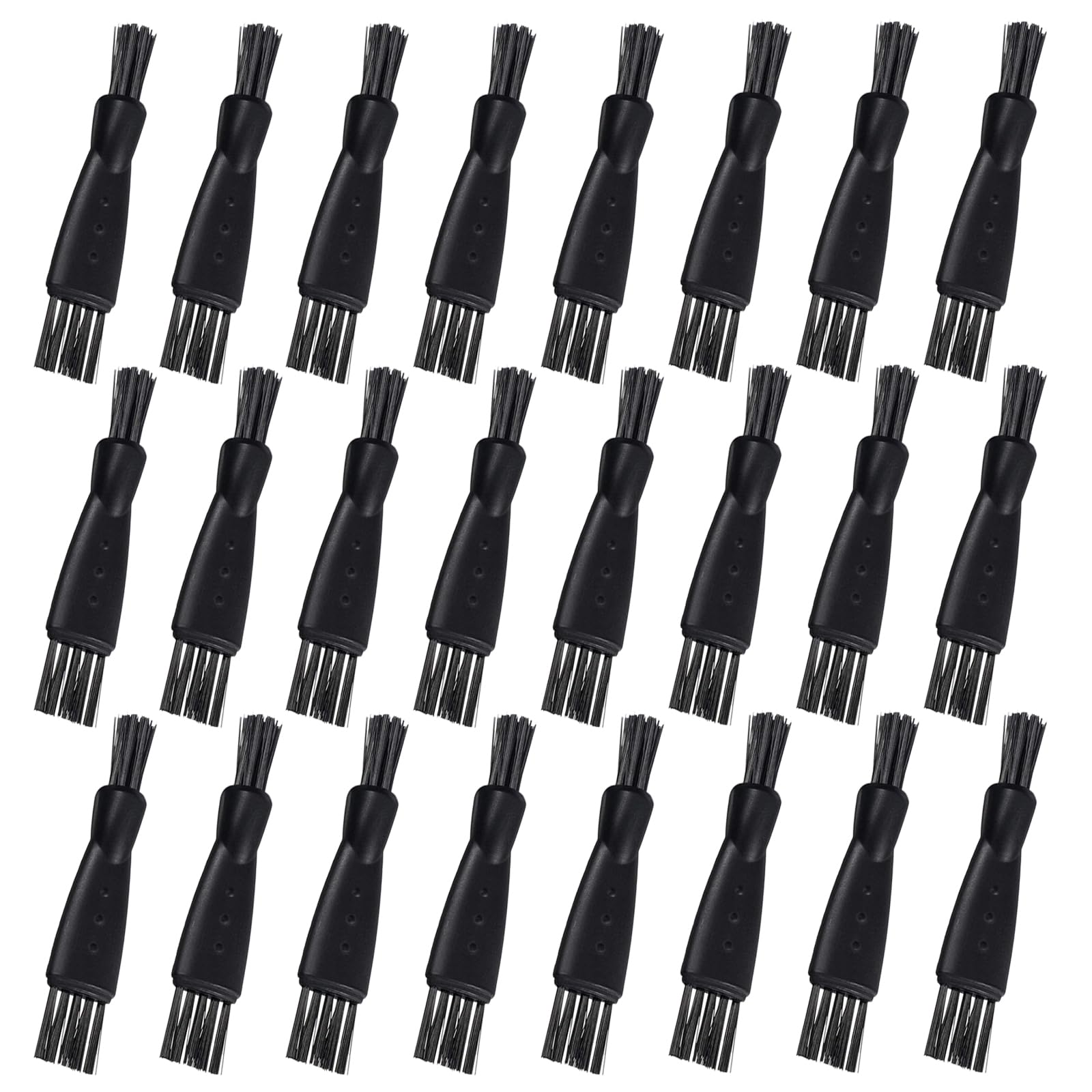 24PCS Men's Electric Shavers Cleaning Brush Double-Sided Shavers Brush Hair Brush Cleaner Tool Tiny Multi-Function Beard Brush Kit