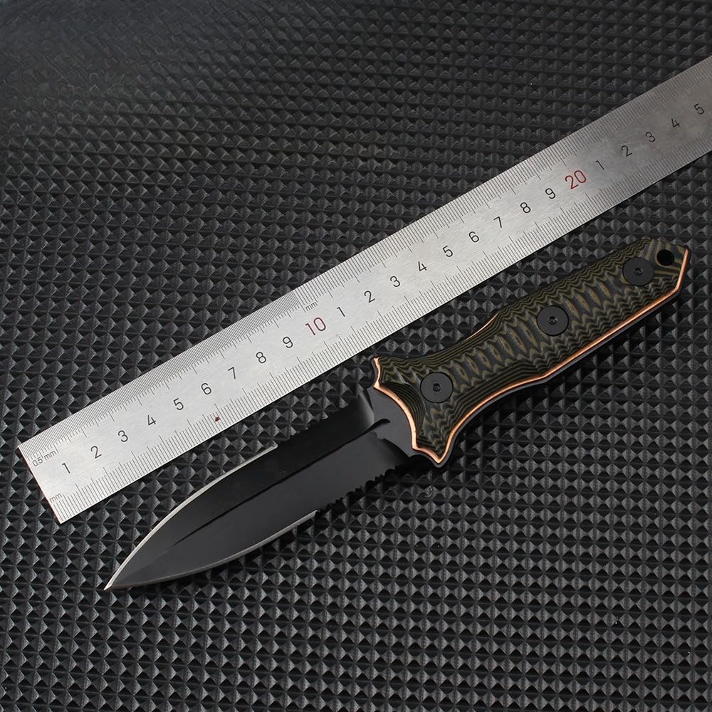 Generisch Feststehende Klinge D2-Stahl G10-Griff Full-Tang 21,2 cm