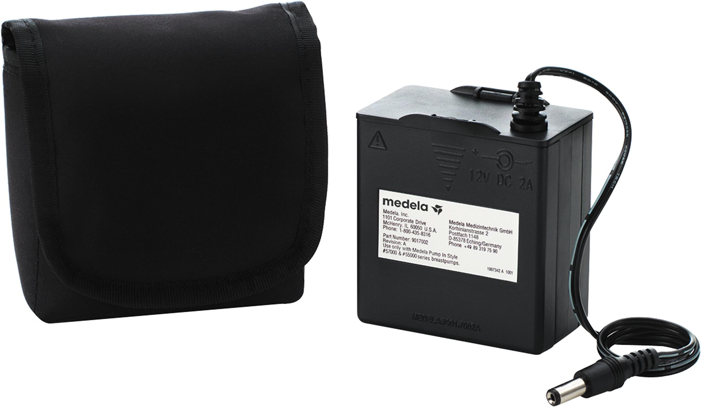 Medela Pump in Style Battery Pack, Portable Unit for 9 Volt Pump in Style Advanced Breast Pump Uses AA Batteries, Authentic Medela Spare Parts