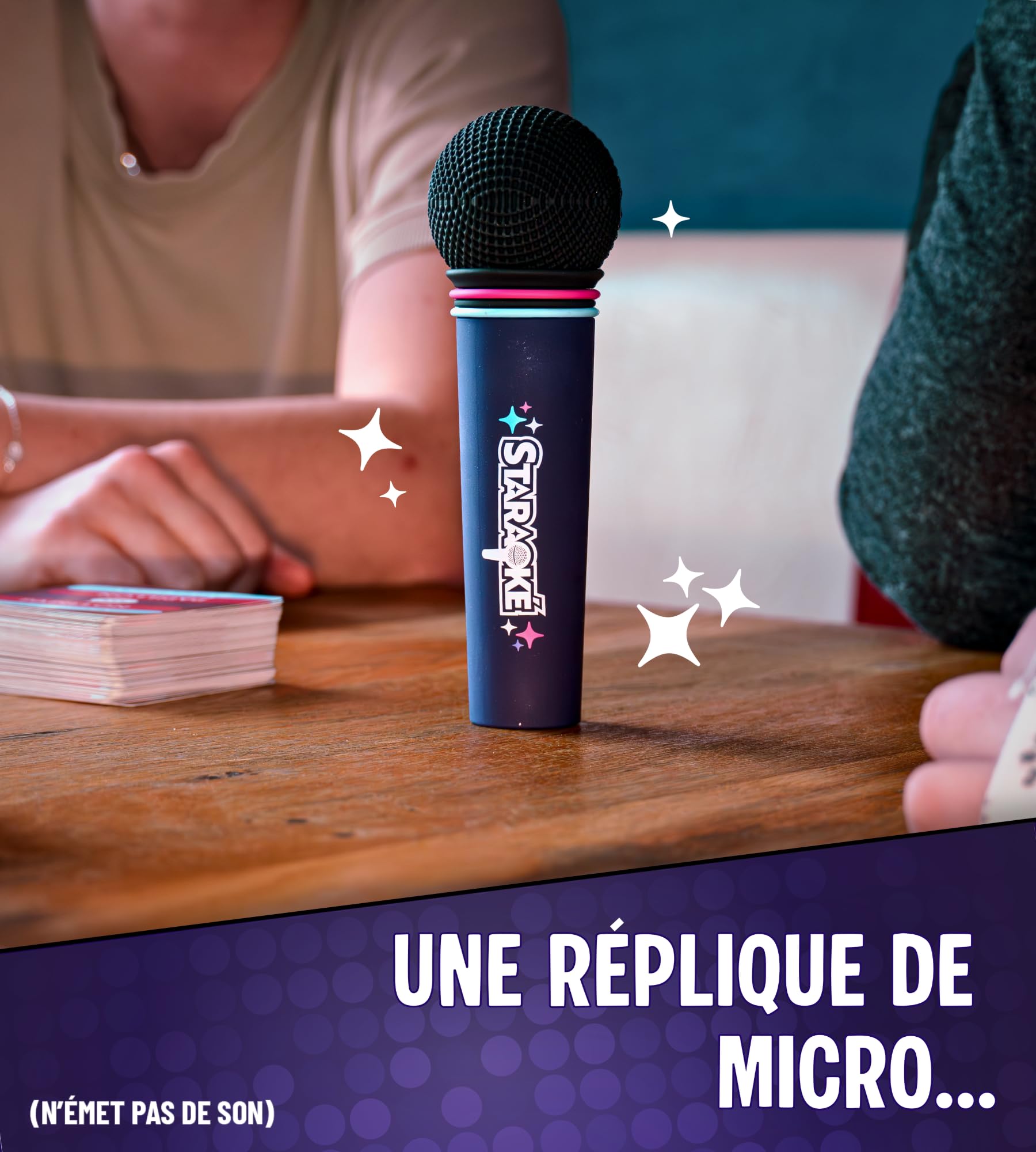 STARAOKÉ Jeu de société Musical drôle - Jeu d'Ambiance 2 à 8 Joueurs 350 Cartes Dès 8 Ans