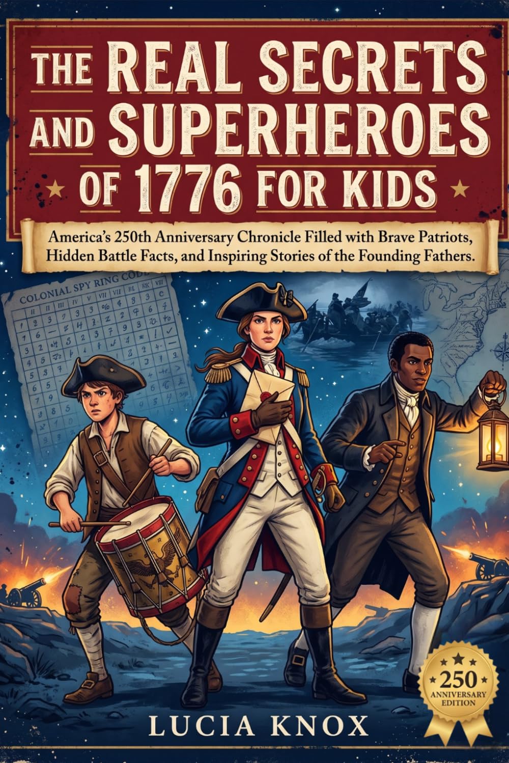 The Real Secrets and Superheroes of 1776 for Kids: America's 250th Anniversary Chronicle Filled with Brave Patriots, Hidden Battle Facts, and Inspiring Stories of the Founding Fathers