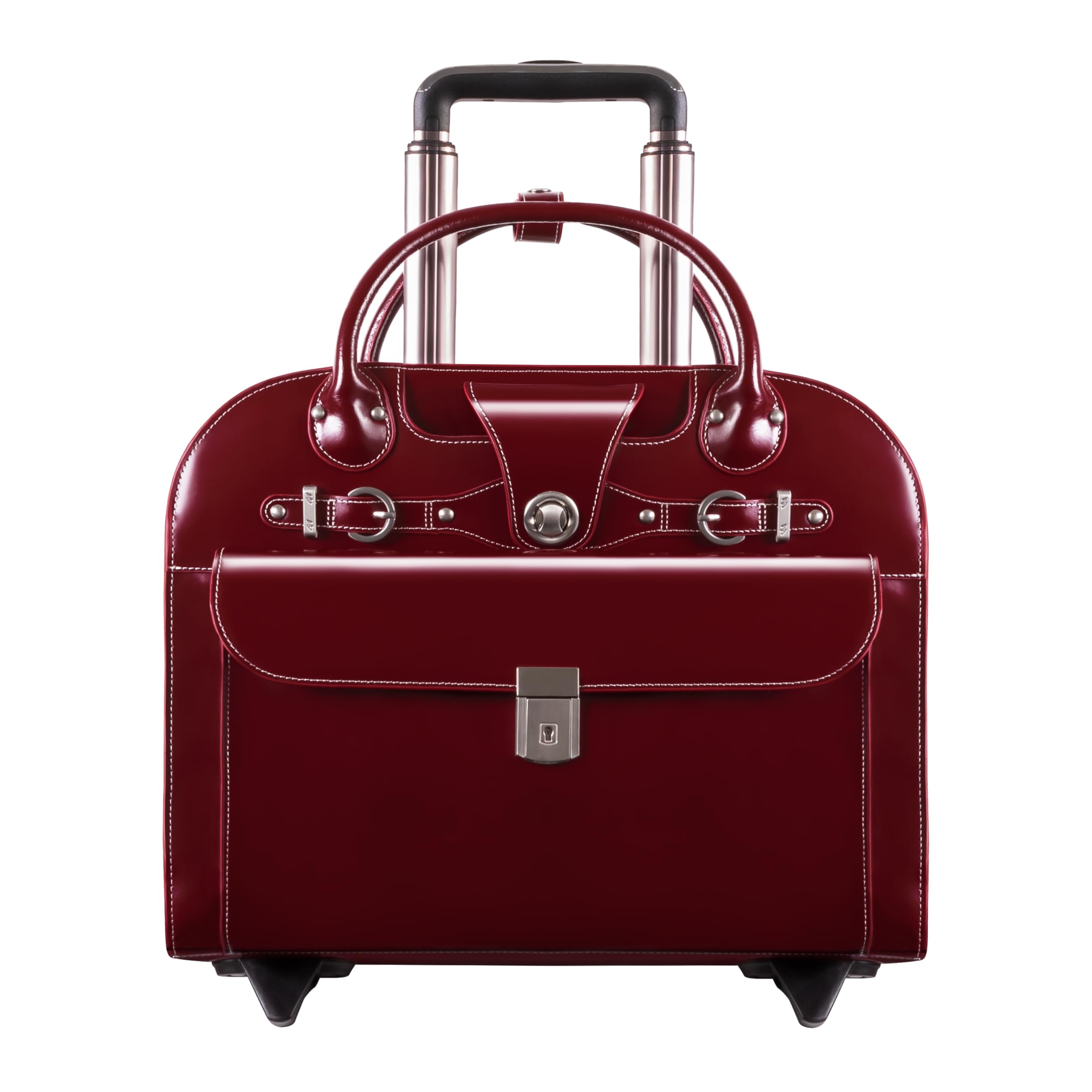 McKleinUSA EDGEBROOK 96316レッドWheeled Ladies ' Laptop Case