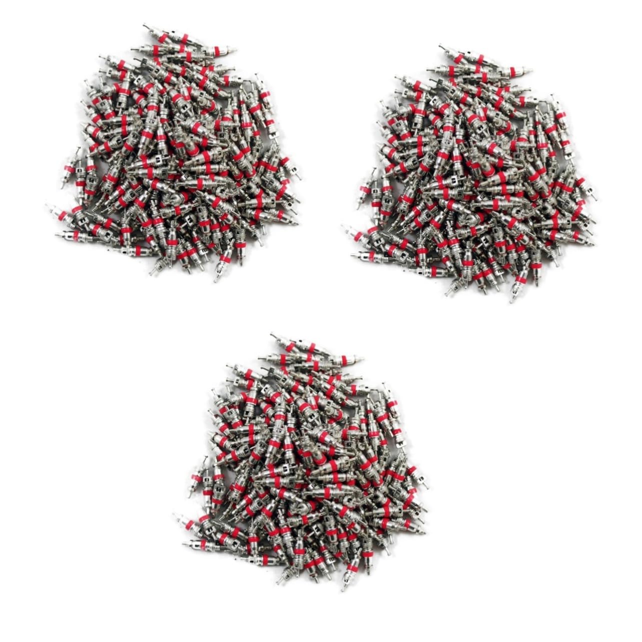 BESPORTBLE Lot De 3 Noyaux De Pneu De Rechange Pour Voiture Camion En Cuivre Nickelé 300 Psi Adaptés Aux Véhicules 100 Pièces X 3