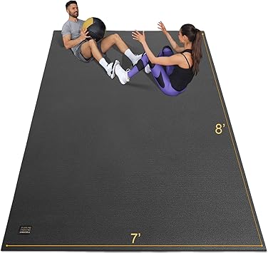 Gxmmat Extra Wide Exercise Mat 12'x7'