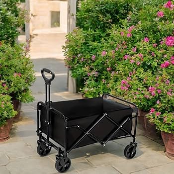 【未使用】MOON LENCE キャリー ワゴン カート 大耐荷重100kg Amazon | MOON LENCE キャリーワゴン 【ブレーキ付き】 折りたたみ