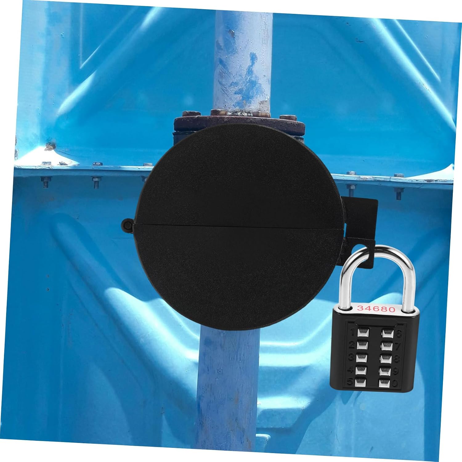Door Handle Lock-Out Device Easy Install Doorknob Protector Cover for Security Prevent Access with Fit for Homes and Hotels Lock