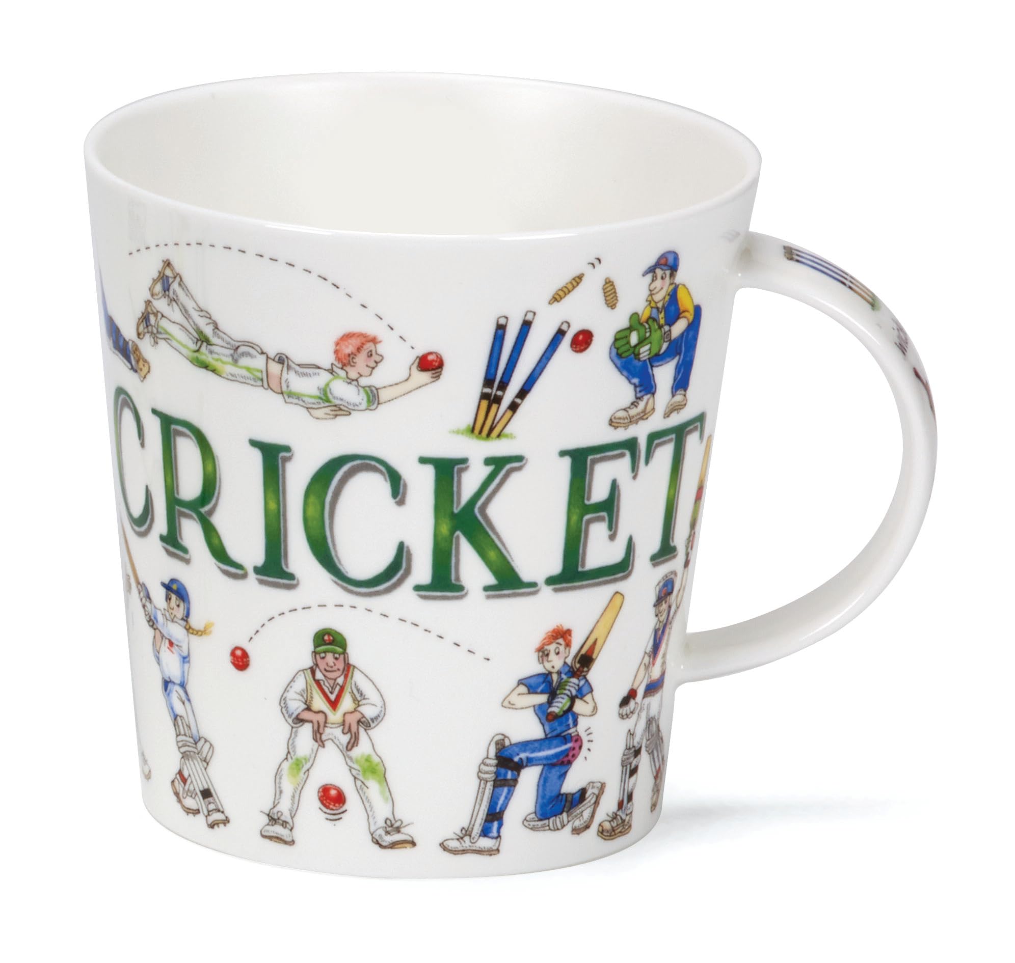 Dunoon - Cairngorm Shape - Sporting Antics Cricket - Mug
