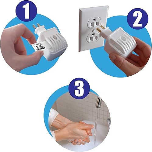 Miniatura 5 de Almohadillas de repuesto para vaporizador sin agua enchufable, mentol eucalipto calmante no medicado, universales, se adapta a todos los