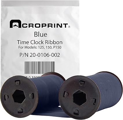 Acroprint 125ER3 Time Clock Ribbon Aka 200106002 MADE IN USA FREE - Foto 7