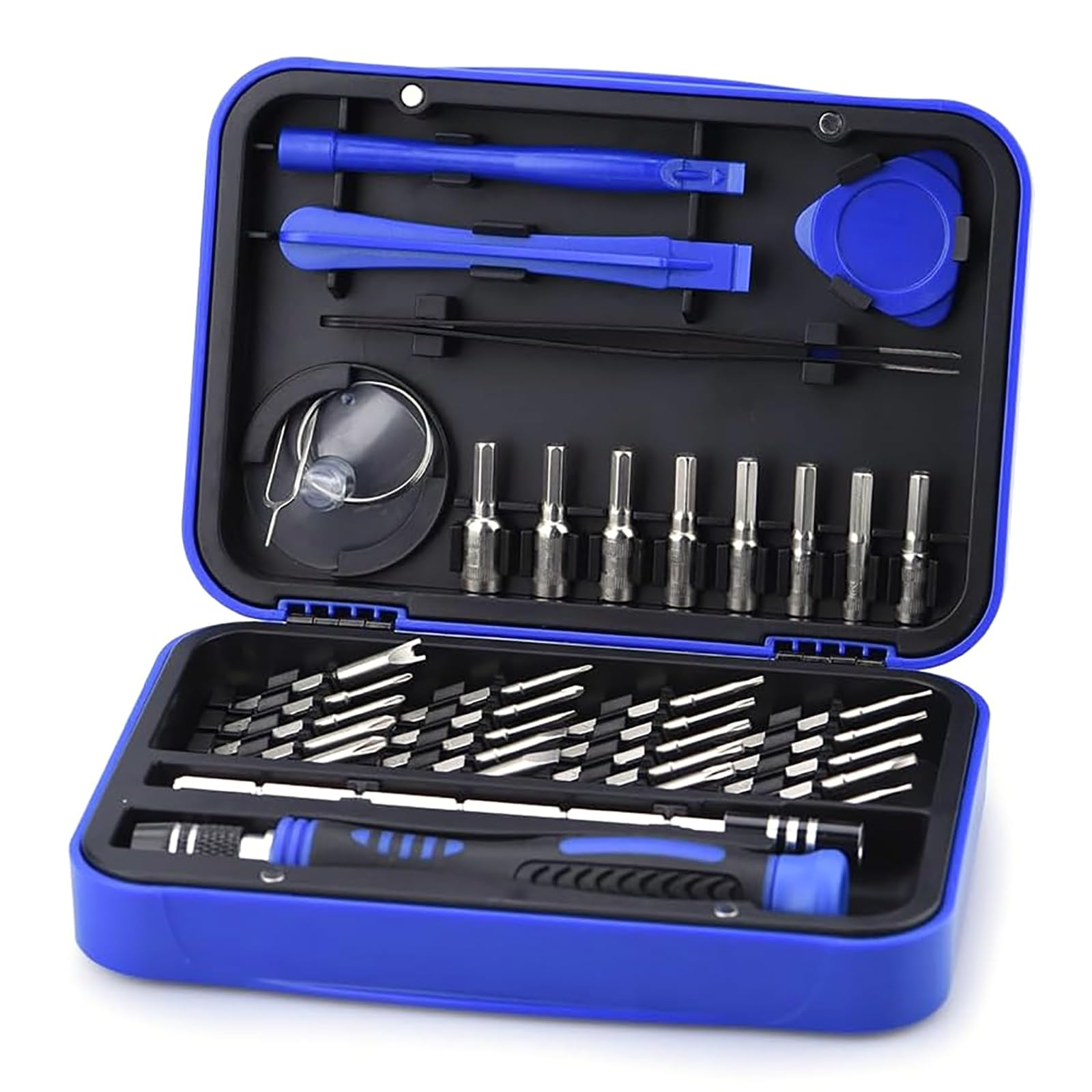 TsoLay Kit di Attrezzi per La Riparazione di Droni, Set di Cacciaviti di Precisione, Punte Magnetiche di Precisione/cacciavite Telescopico/Coperchio Posteriore Girevole, Acciaio Legato per Droni