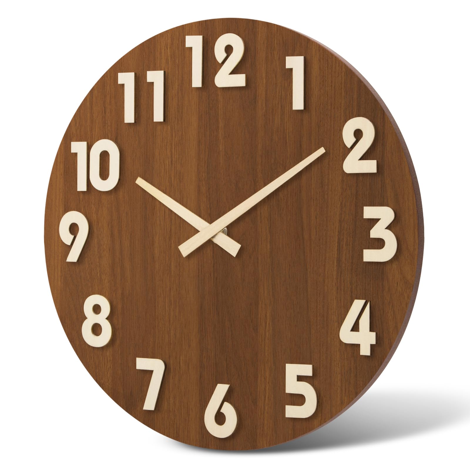 Vintage Wanduhr 30cm - Geräuschlose Retro Uhr Für Zuhause