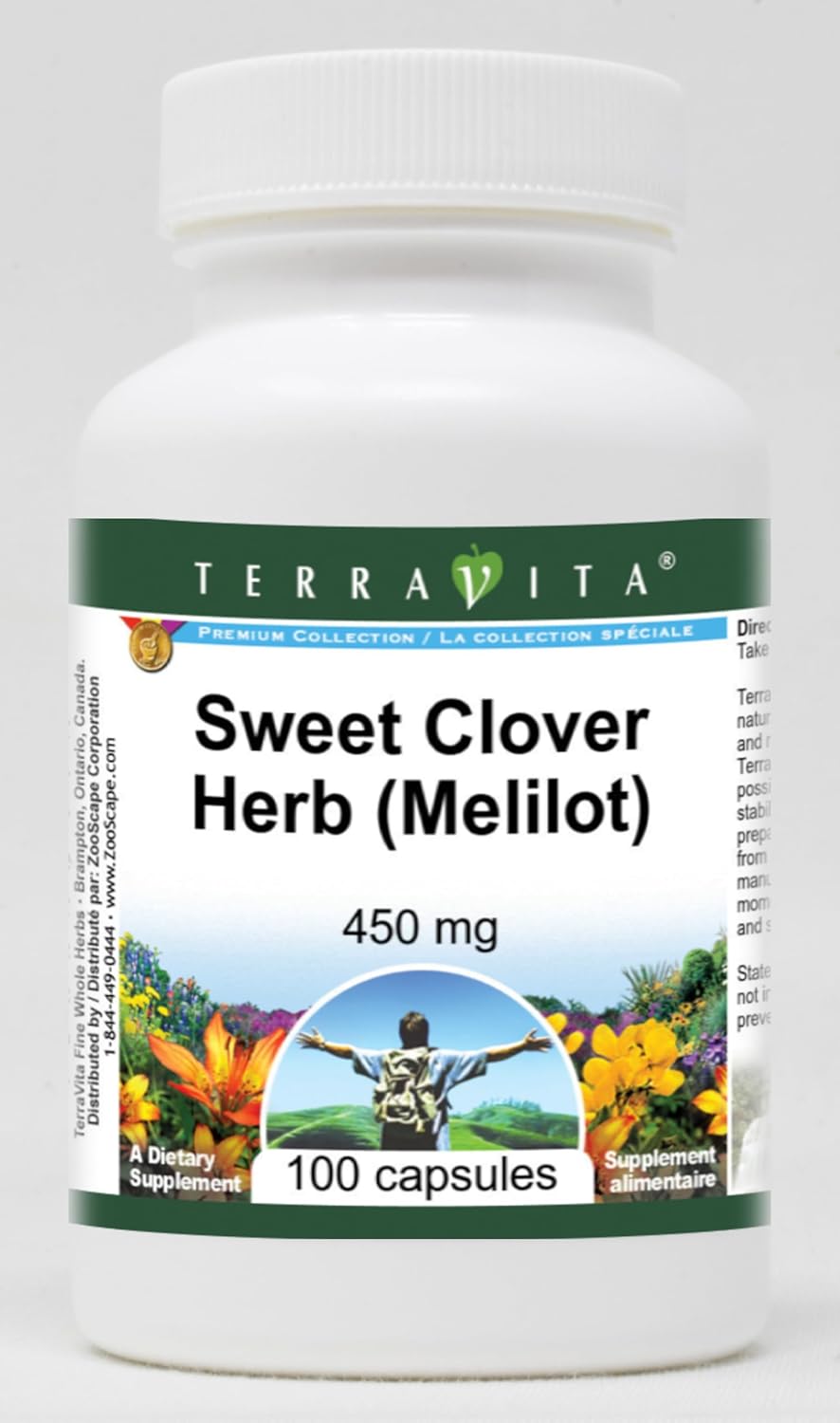 Sweet Clover Herb (Melilot) – 450 mg (100 Capsules, ZIN: 512671) – 2 Pack