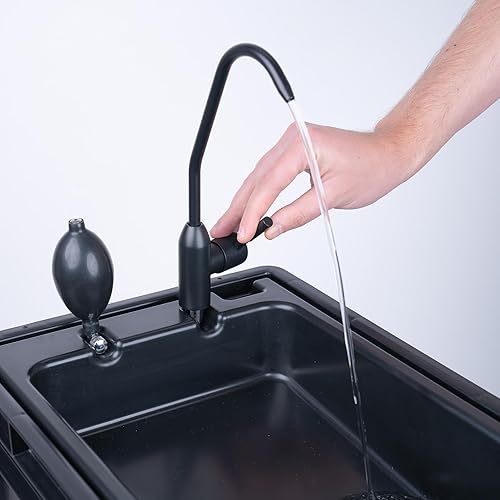 Miniatura 2 de BOXIO - Wash Portable Sink - Convenient Camping Sink Solution! Compact with Unique Design, Separate Canister, Lightweight Mobile Sink for