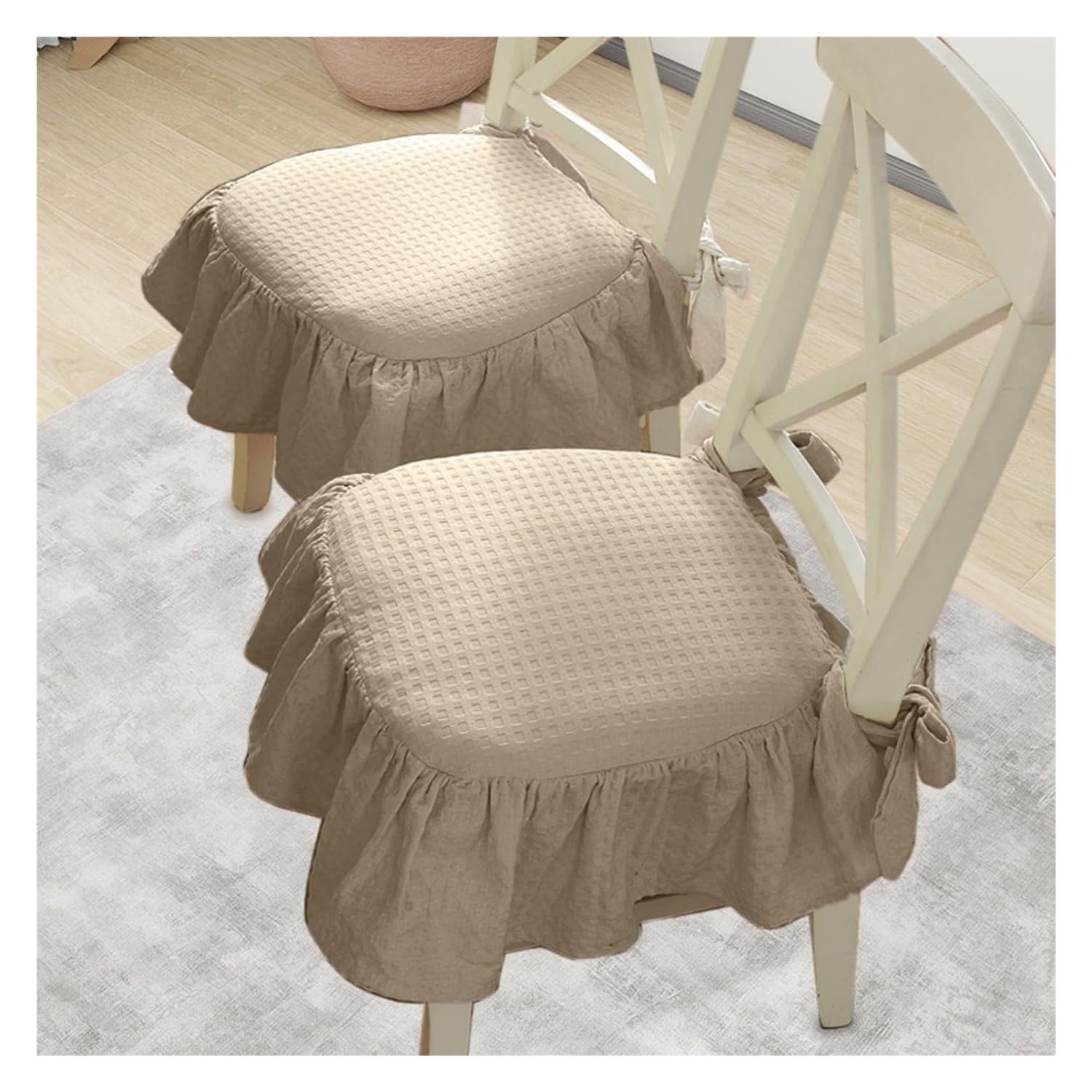 Housse de chaise moderne en coton antidérapante cuisine et café