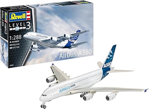 REVELL Alemán Nivel 1288 Airbus A380 Modelo de Plástico 03808