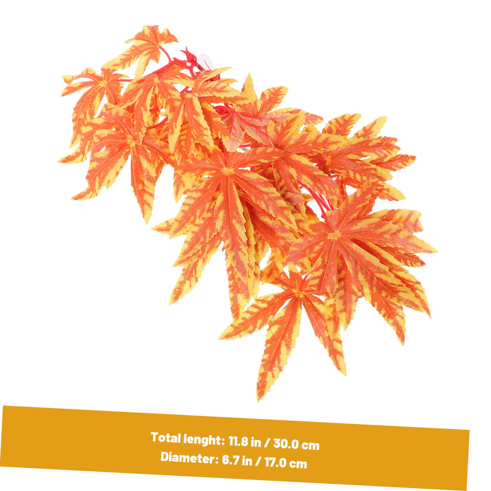 Hohopeti Aquarium Fish Tank Reptile Decor Artificial Vine Plant Fake Vines Hanging Plants