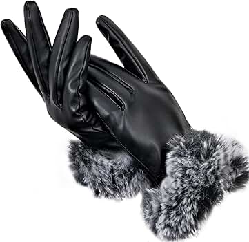【AURALEE】 Cashmere Knit Lether Gloves 1112_452419ac26-2002630-720-1-