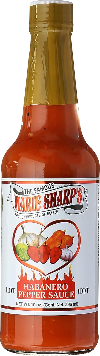 Marie Sharp's Original Hot Habanero Pepper Sauce, 10 oz