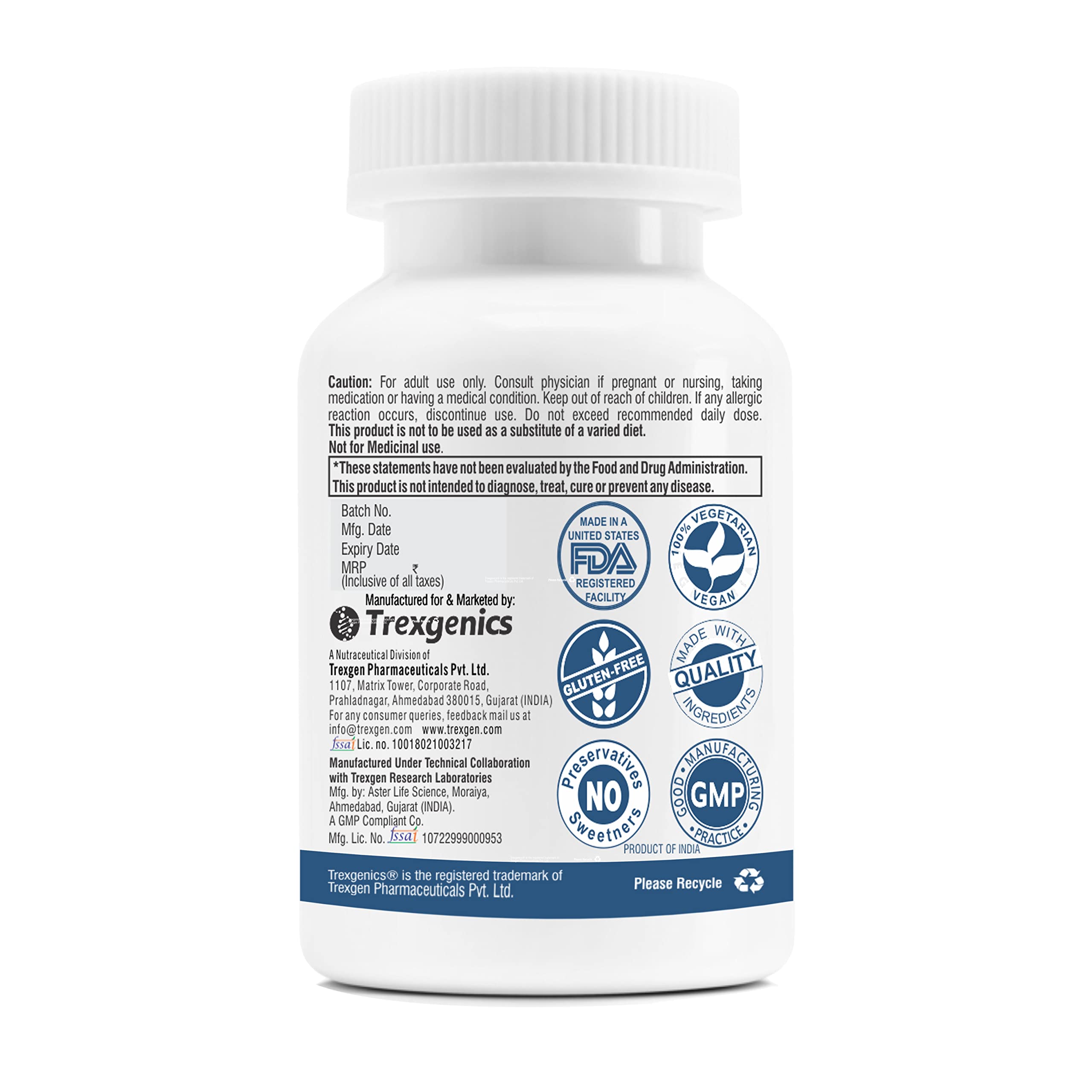 Trexgenics® CORN SILK extract 600 mg for Kidney care, Skin, Weight Management (60 Vcaps) (2) — Amazon image 3