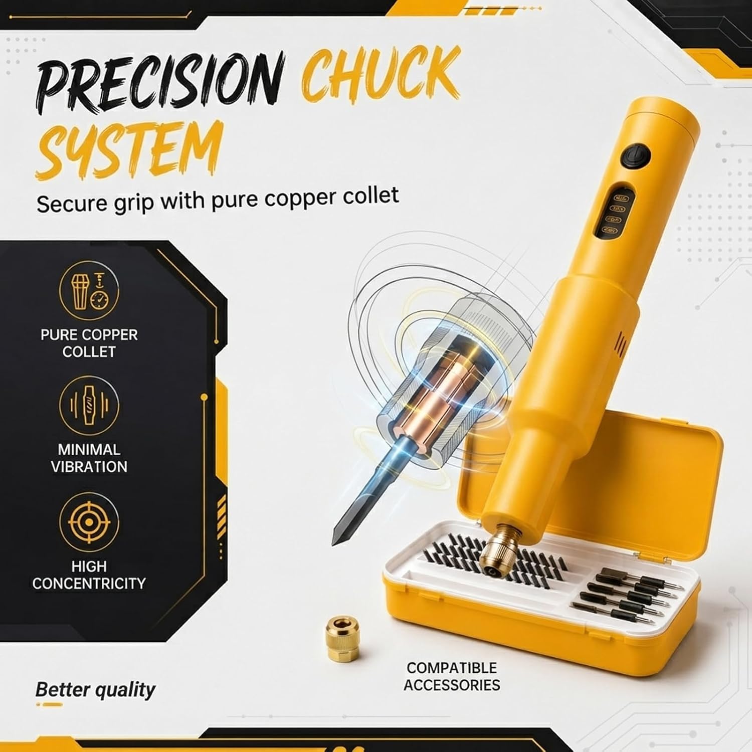 Kit Completo Per Intaglio Elettrico, Scalpello Elettrico Portatile Senza Fili, Con Custodia E 20 Lame Sostituibili, Per Incidere, Scolpire, Levigare, Forare, Lucidare E Carteggiare Legno, Green
