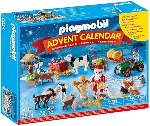 Calendrier de l'Avent Père Noël à la ferme