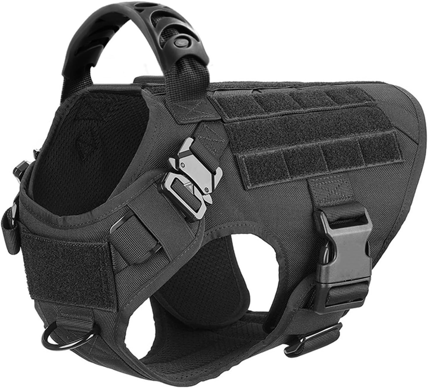 Dog Harness, Dog Harness Pet German Shepherd Malinois Training Vest Tactical Medium Harnesses Hunting(Army Green,S)