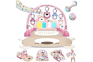 Baby Play Mat Piano Kick Mat for Infants 0-6-12 Months, Gym Activity...